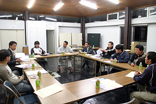 青年部による商工祭打ち合わせの様子