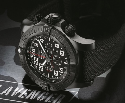 Breitling-Super-Avenger-Military-Watch-on-Side