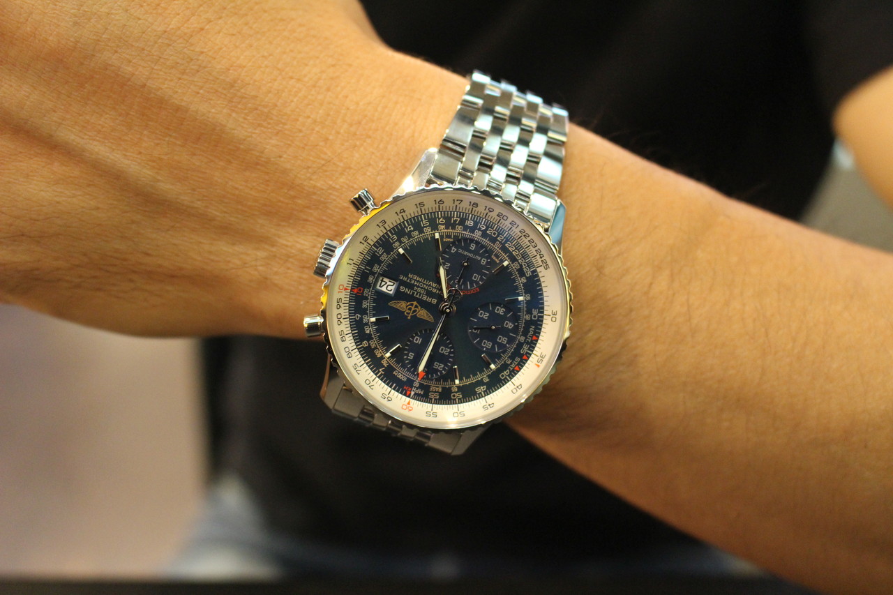 ブライトリング スーパーオーシャン 42MM ブルー文字盤 A17390
