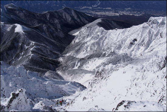 2017年1月31日 八ヶ岳 赤岳 厳冬期 冬季