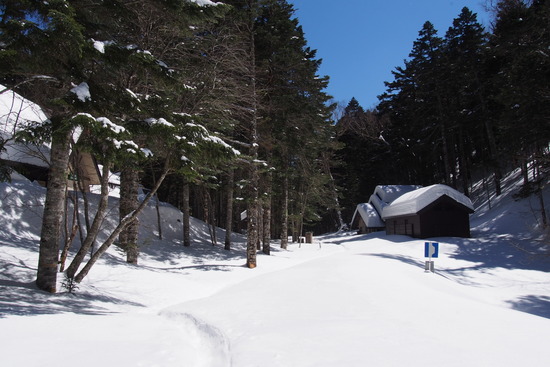 4月 残雪期 仙丈ヶ岳 ラッセル 敗退