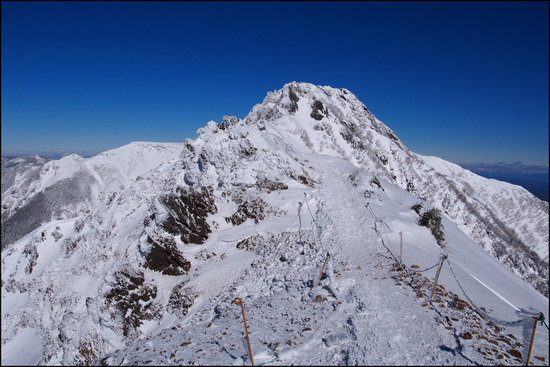 2017年1月31日 八ヶ岳 赤岳 厳冬期 冬季