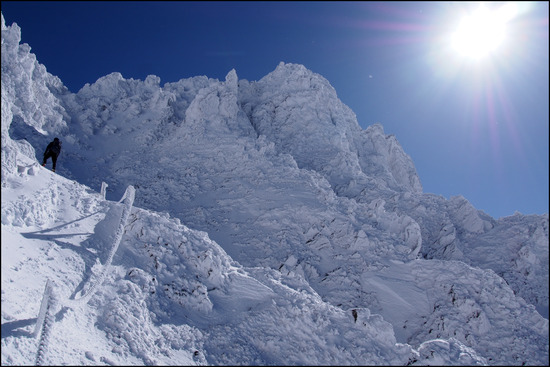 2017年1月31日 八ヶ岳 赤岳 厳冬期 冬季