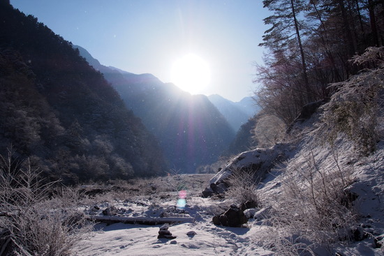 4月 残雪期 仙丈ヶ岳 ラッセル 敗退