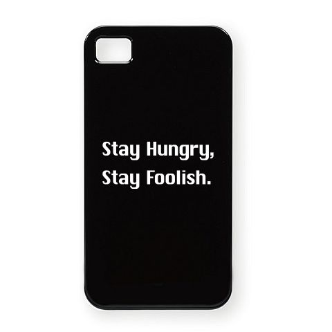 �ڥ���֥��Υ�å������򤤤Ĥⶻ�ˡġۥ��ԡ��륷�꡼�� Stay Hungry, Stay Foolish.(Chicago ��ver) iPhone4S�����륫�С�(�֥�å�)�ڥ���֥�̾�����å���