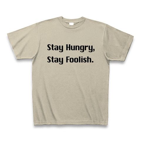 �ڥ���֥��Υ�å������򤤤Ĥⶻ�ˡġۥ��ԡ��륷�꡼�� Stay Hungry, Stay Foolish.(Chicago ��ver) T�����(����С����졼)�ڥ���֥�̾��T����ġ�