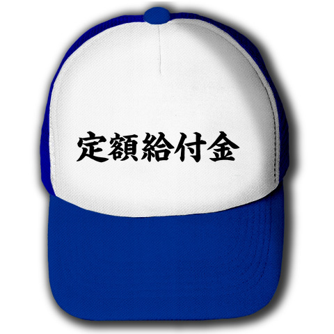 アピールシリーズ 定額給付金 キャップ(ロイヤルブルーxホワイト)