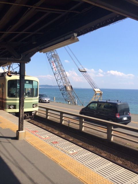 鎌高前の海