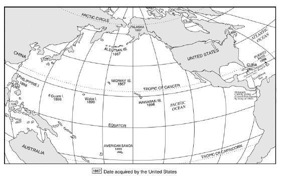 us pacific map