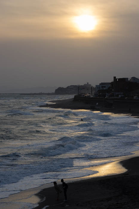 稲村ヶ崎の夕日