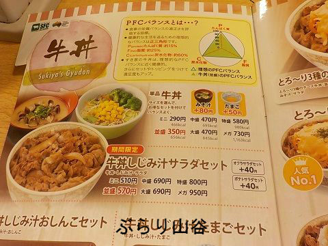 すき家の牛丼単品注文