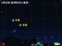 宵の明星・金星