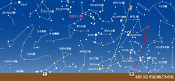 8月13日 ペルセウス座流星群極大
