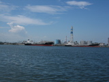 富山港の様子