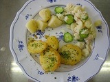 できあがったジャガイモ料理