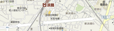 淡路駅南側2