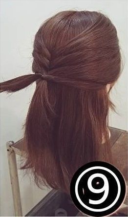 キュートな後姿♡くるりんぱポニテ9