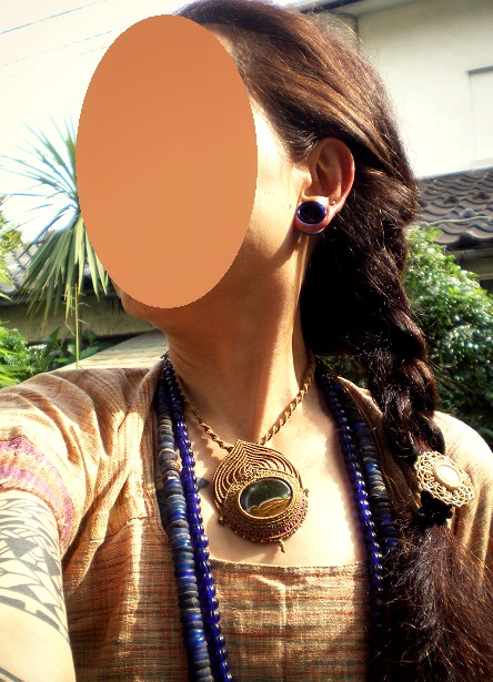 左耳ピアス拡張☆15mm→16mm(5/8 左耳ピアス拡張☆15mm→16mm(5/8