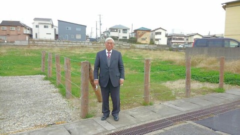 鎌ケ谷市内にある学校給食とトレーニングセンターの跡地