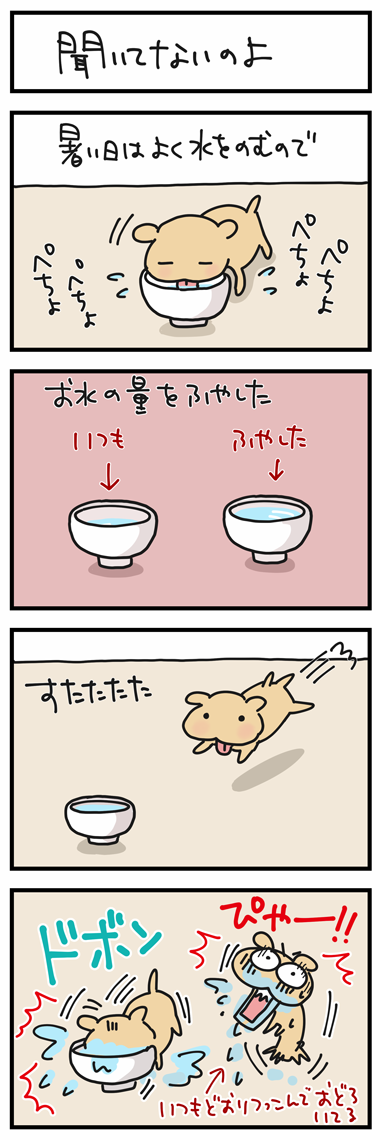 20161010お水多いのよ