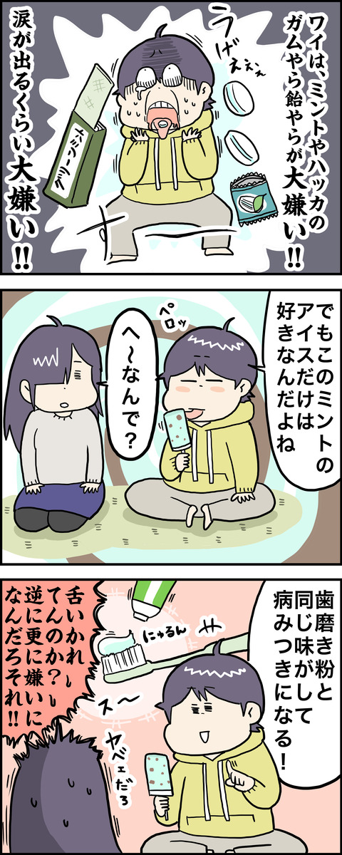 3コマ ミント