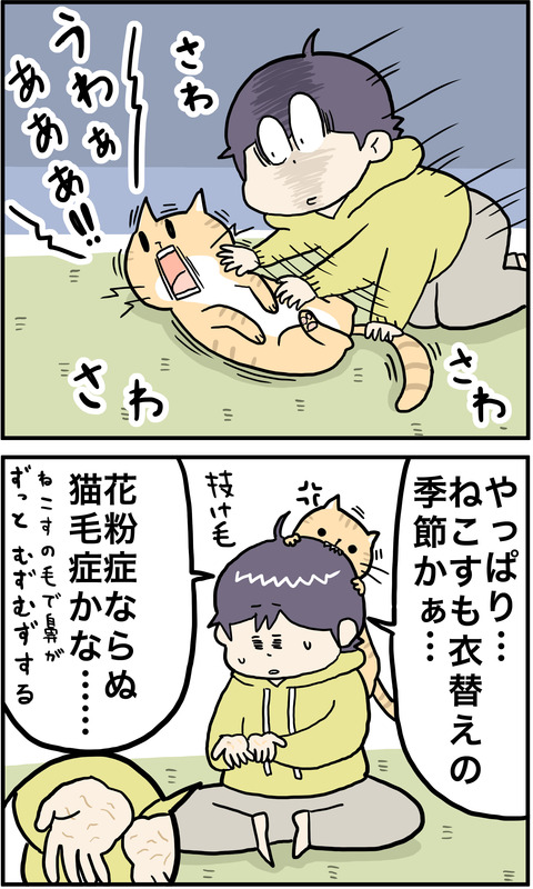 2コマ 抜け毛 その2