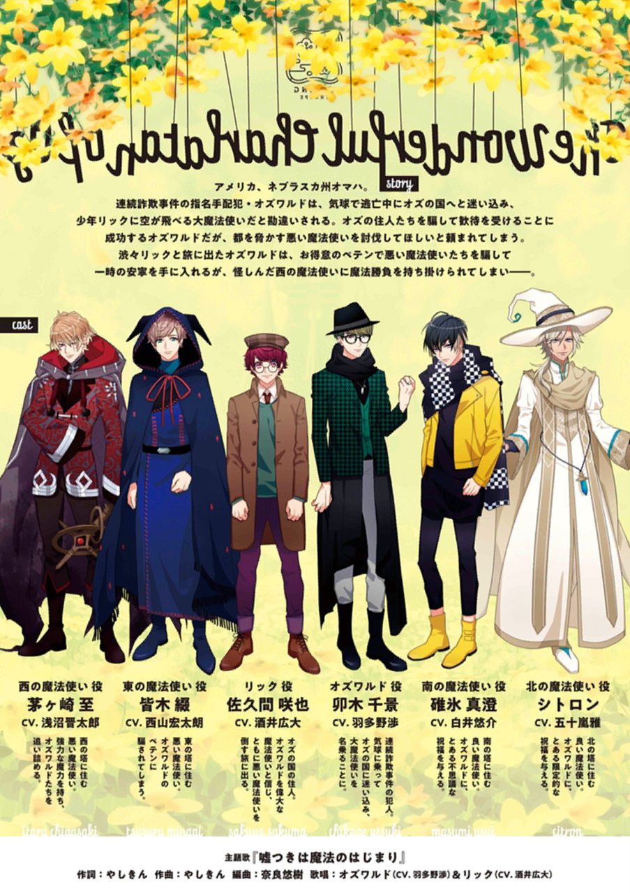 第四回公演 エメラルドのペテン師 フライヤー裏