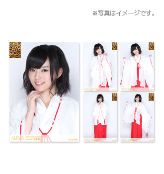 NMB48 生写真 2014 December 山本彩 巫女