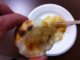 焼き餅を大根おろしで