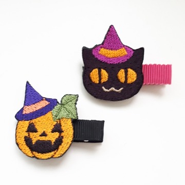 ハロウィンヘアクリップ(子供用ヘアクリップ)