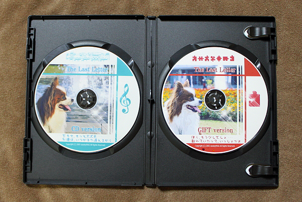 ��The Last Letter�������ǡ�CD���㥱�å�