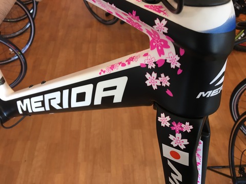 MERIDA REACTO TEAM E フレームのみ【新城幸也サイン入り】 MERIDA