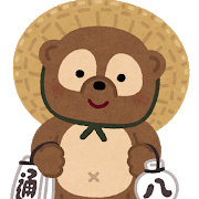 tanuki_okimono