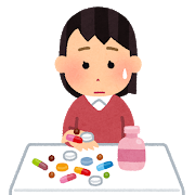 medical_kusuri_takusan_woman