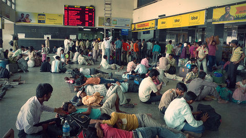 インド駅