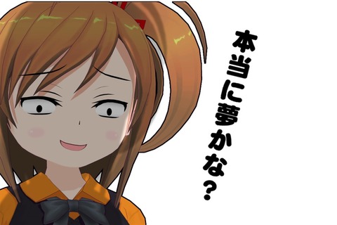 夢かな?