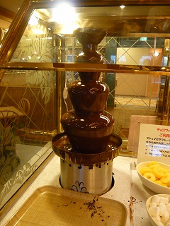 チョコレートファウンテン