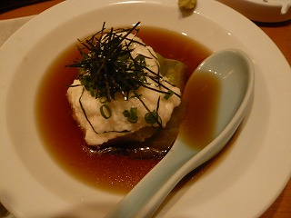揚げ豆腐とろろ