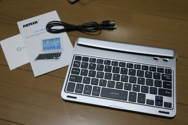 iPad Mini4用Bluetoothキーボードフォリオケースカバー (3)