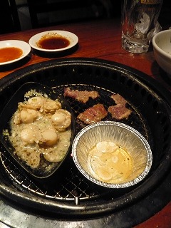 ホタテのバター焼き