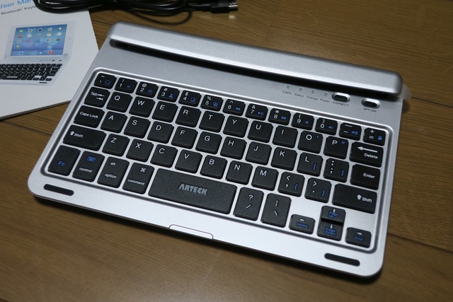 iPad Mini4用Bluetoothキーボードフォリオケースカバー (4)