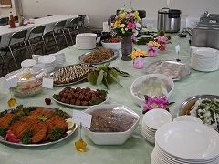 バイキング形式の給食