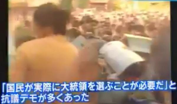韓国のテレビ局YTNの東京支局長を取材するTBS