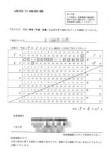 通院日確認書