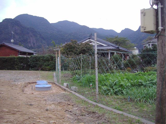 重富の家〜浄化槽埋設工事完了