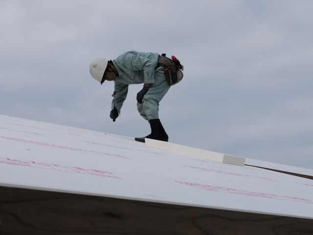 重富の家・屋根断熱施工中2