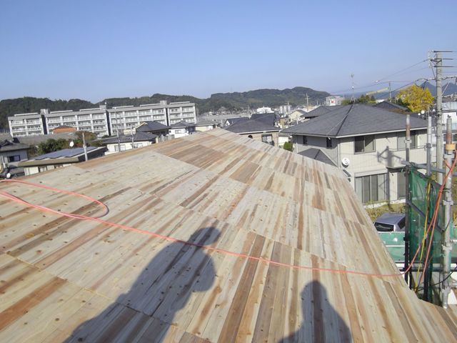 重富の家・屋根仕舞い2