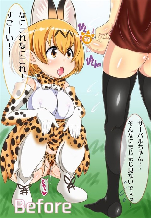 けものフレンズのサーバルのエロ画像 50枚【けもフレ】