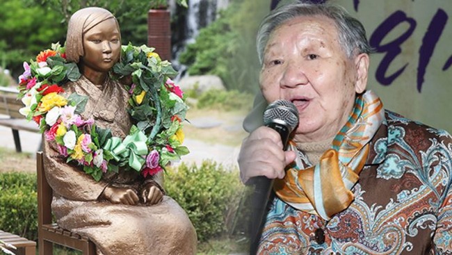 日本軍慰安婦被害者キル・ウォンオクさん