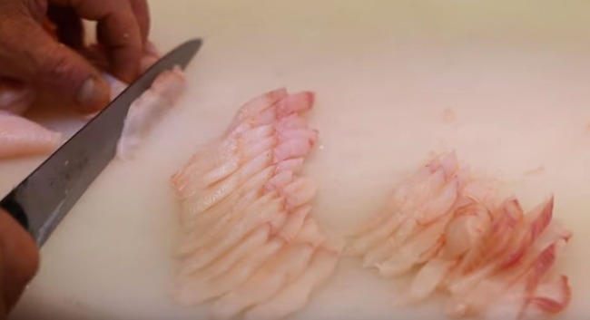 子供のサメの刺身